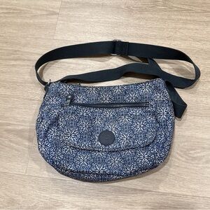 Kipling blue pattern Syro crossbody bag